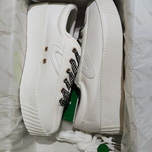 White Platform Sneakers